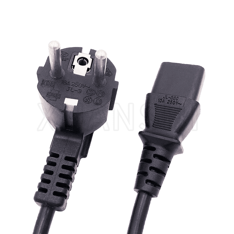 European plug power cord with C13 connector JL-3,JL-38C