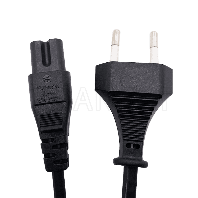 European 2 pin plug power cord with C7 Connector JL-1,JL-47