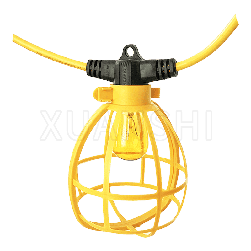 construction temporary string light with plastic cages XS-DT1