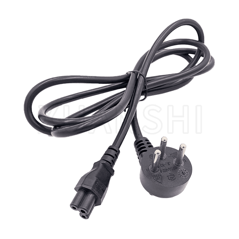 Israel 3 pin plug power cord with with C5 connector JL-10,JL-48