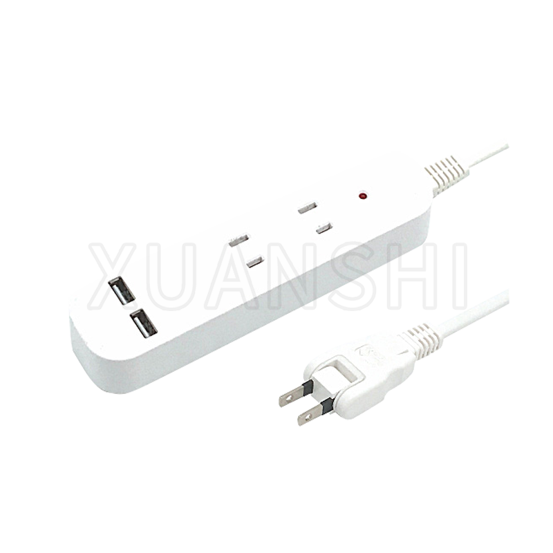 Japan power strip with two usb ports JL-7Z, XS-XBP3