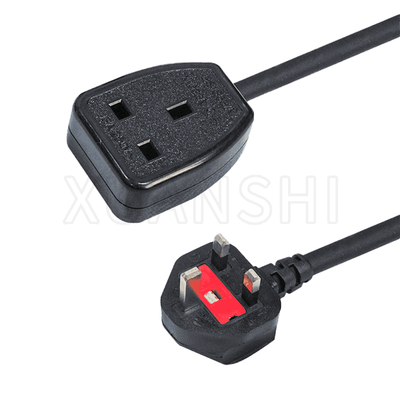 UK socket power extension cord JL-49,JL-49B